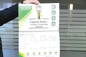 Valstybinės ligonių kasos kalendoriuje – akibrokštas