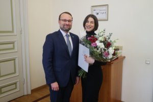 Operos solistei Asmik Grigorian įteikta Kultūros ministerijos premija