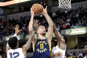 Nesustabdomas D. Sabonis – po mačo su „Jazz“ jis iš aikštės išėjo jau su 12-uoju sezono dviženkliu