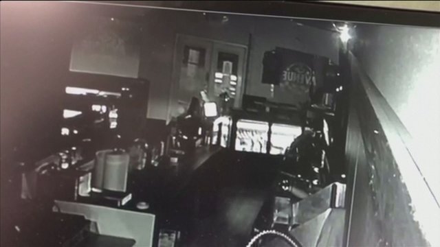 Kavinėje esančios vaizdo kameros užfiksavo griausmingą sprogimą