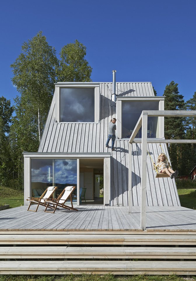 Summer House in Dalarna / architektas Leo Qvarsebo.<br> Leo Qvarsebo / archdaily.com nuotr.