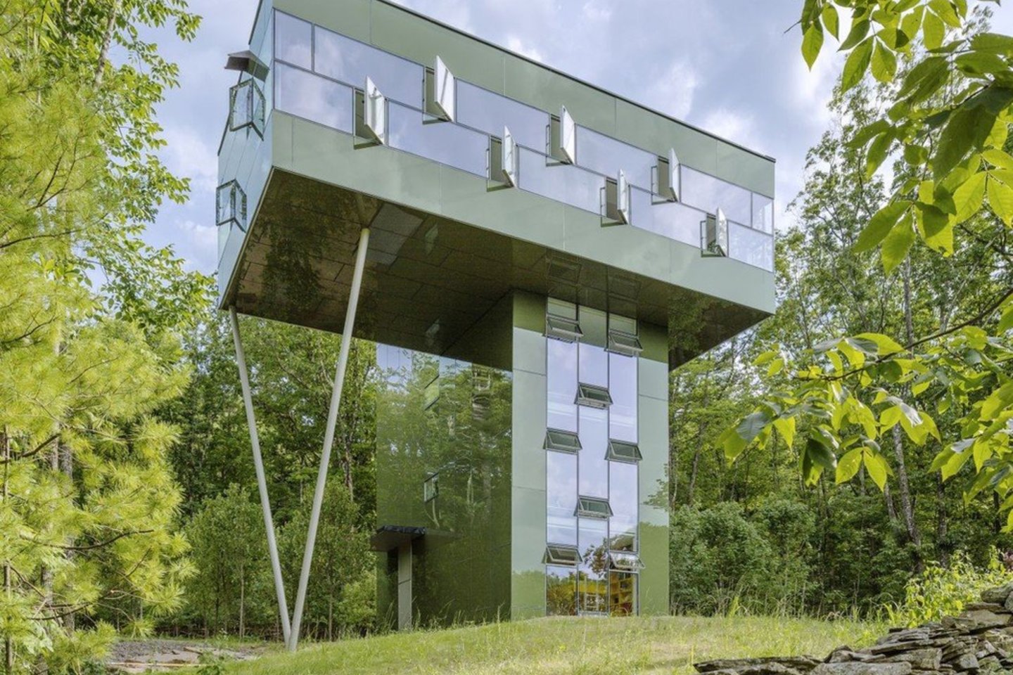 The Tower House / Gluck+ – architekto savaitgalio namai. <br>Paul Warchol / archdaily.com nuotr.