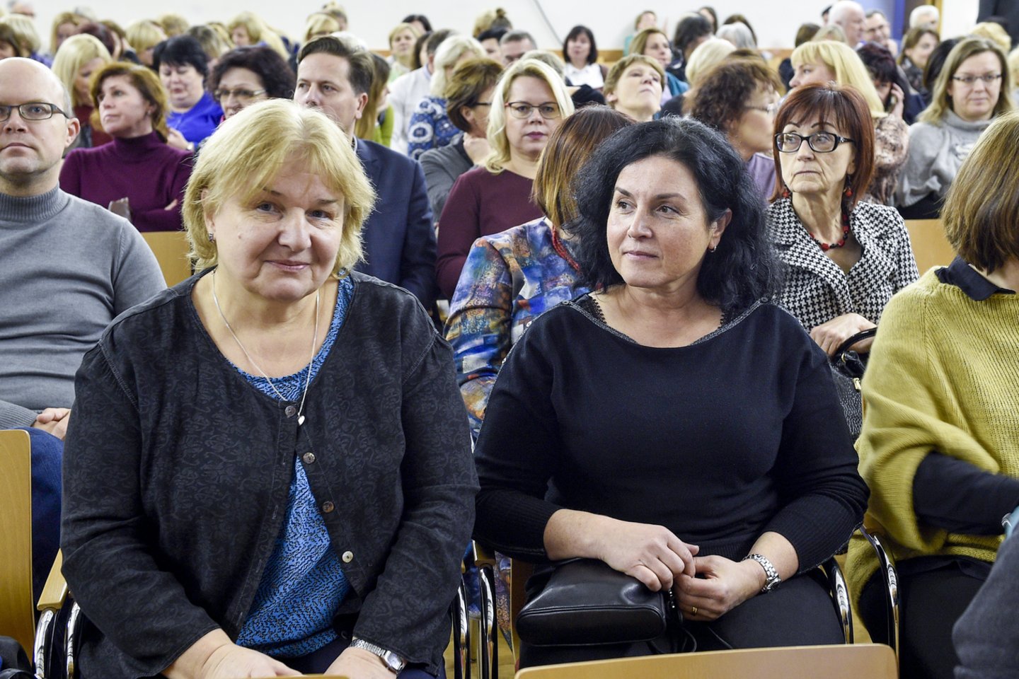 Ketvirtadienį mokytojai išreiškė nepasitenkinimą ministru A.Monkevičiumi.<br> V.Ščiavinsko nuotr.