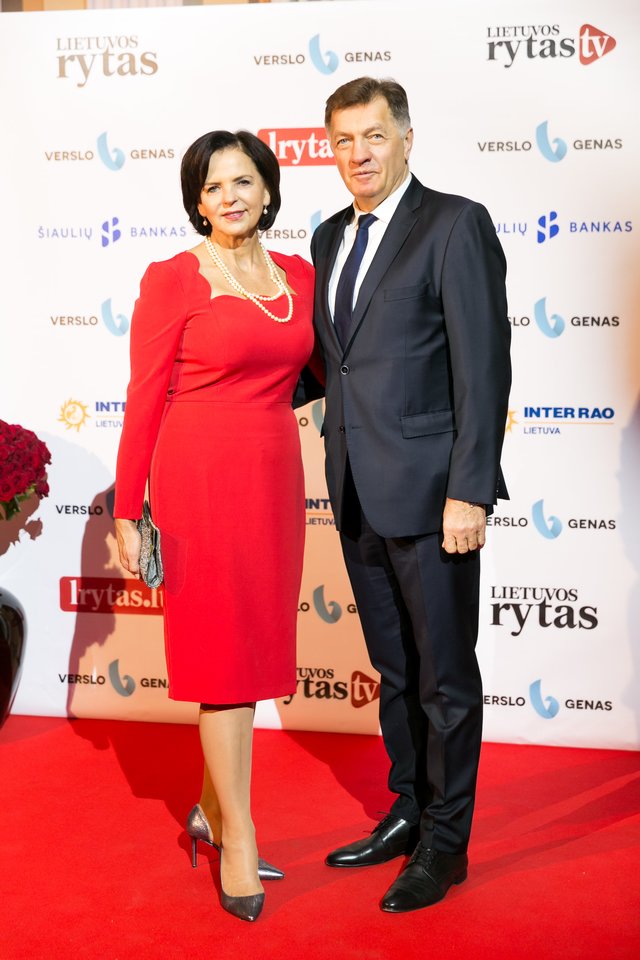 Algirdas Butkevičius su žmona Janina.<br> T.Bauro nuotr.