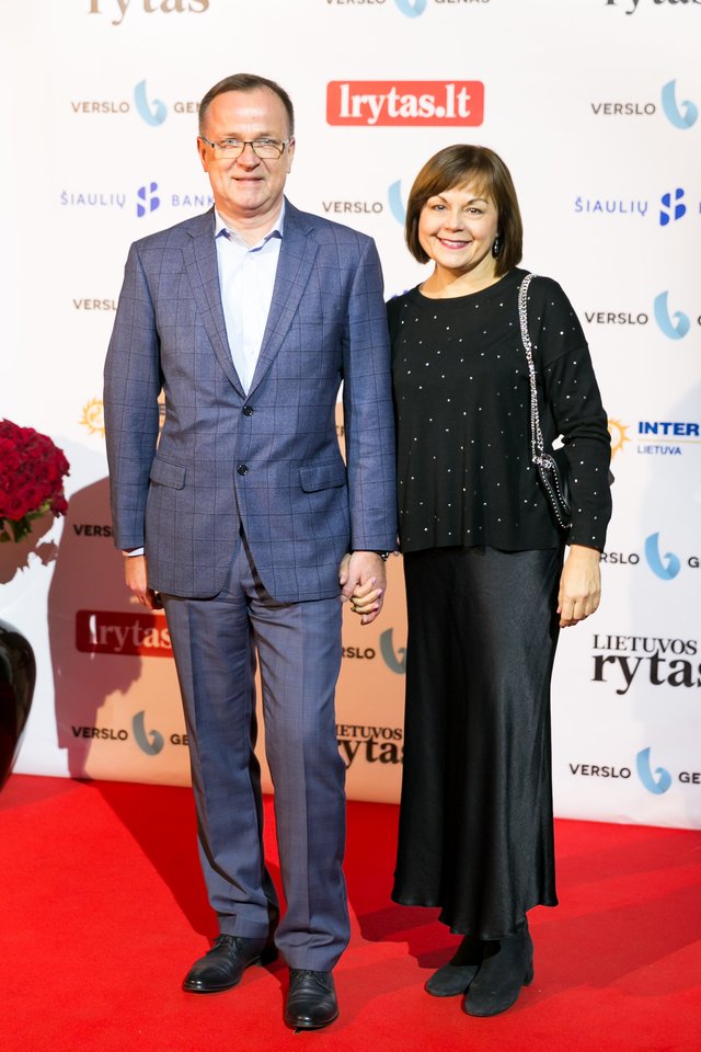 Antanas Zabulis su žmona Ramune.<br> T.Bauro nuotr.