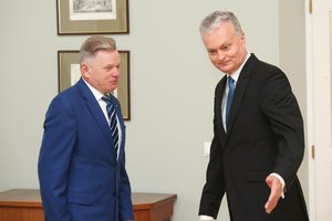 Gitanas Nausėda kirto galvą, bet pataikė į akmenį