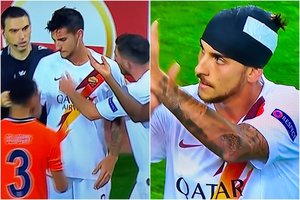 Turkų aistruoliai per rungtynes praskėlė galvą varžovų futbolininkui iš Italijos