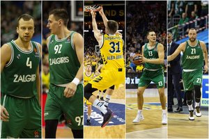 Eurolygos lietuviai: pergalės skonį pamiršęs „Žalgiris“, penkių nesėkmių serija ir rekordą pagerinęs R. Giedraitis