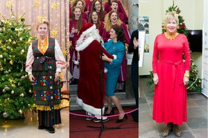 Diana Nausėdienė sužibėjo šventiniame renginyje: į parankę čiupo Kalėdų Senelį