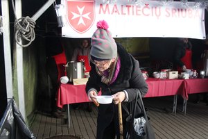 Šiauliuose – Kalėdų dvasia pagardinta Maltiečių sriuba