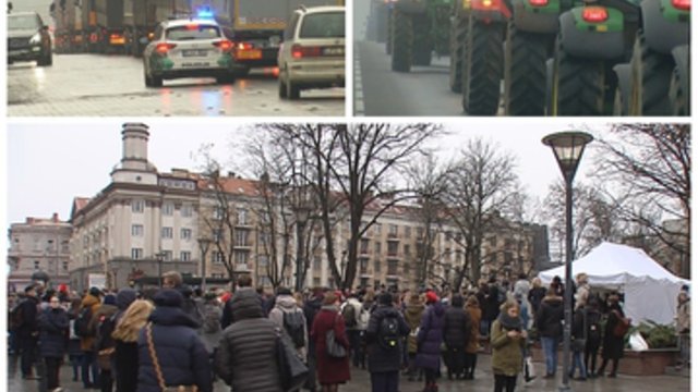 Protestuojanti Lietuva: kol pinigų prašo visi, valdantieji ieško būdų išsaugoti smunkančius reitingus