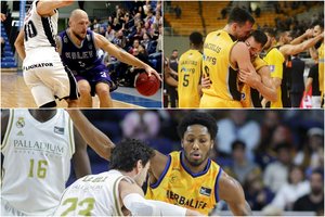 Krepšinio savaitgalis: „Zaragoza“ žygdarbiai ir kylantys J. Mačiulio bei M. Mažeikos klubai