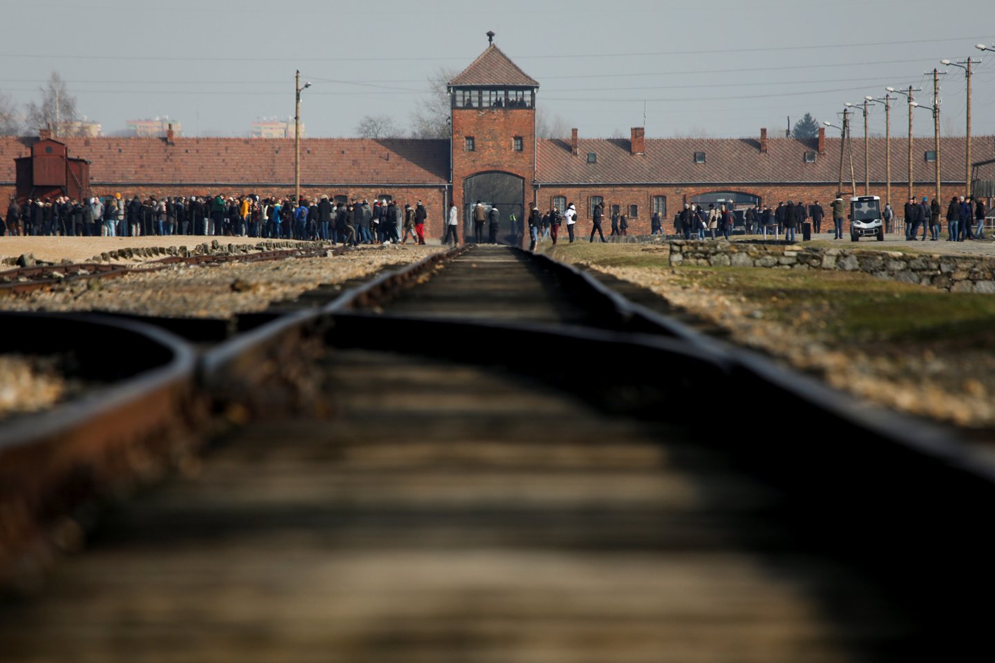 Ši Holokausto vieta yra tapusi nacistinės Vokietijos vykdyto genocido, kurio aukomis tapo apie 6 mln. Europos žydų, simboliu.<br>Reuters/Scanpix nuotr.