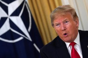 D. Trumpas: E. Macrono kritika NATO atžvilgiu „labai bjauri“