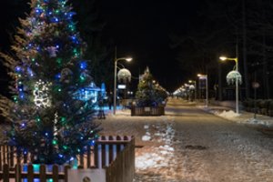 Palanga kalėdiniu laikotarpiu kviečia pasijusti laiko keliautojais