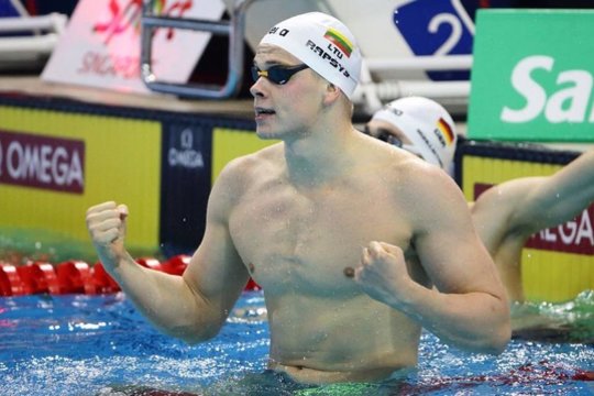 D. Rapšys nemažina apsukų – Glazgo baseine pateko į dar vienos rungties finalą