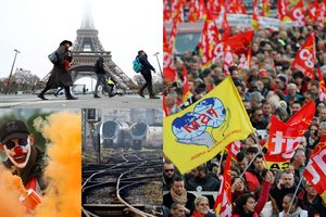 Prancūziją apėmė visuotinis streikas – neįleidžia net į Eiffelio bokštą