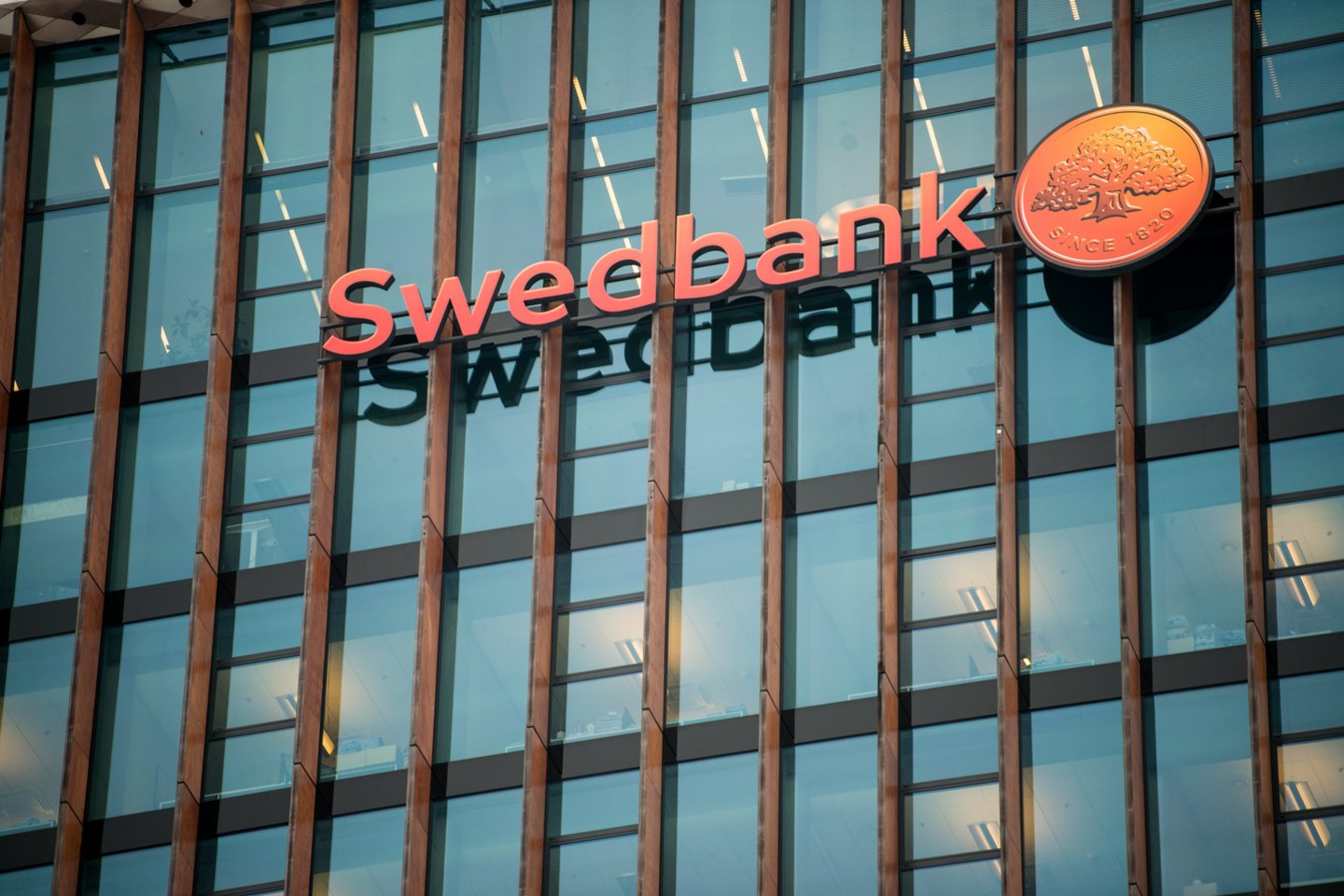 „Swedbank“ – pelningiausias bankas Latvijoje septintus metus iš eilės.<br>J. Stacevičiaus nuotr.