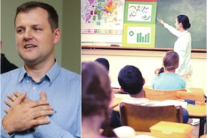 Dvejopi standartai: prieš mokyklų rūšiavimą sukilęs G. Paluckas nutylėjo, kur veda savo vaiką