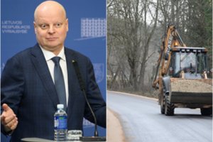 S. Skvernelio gatvė sutvarkyta kosminiu greičiu: jau paklotas asfaltas
