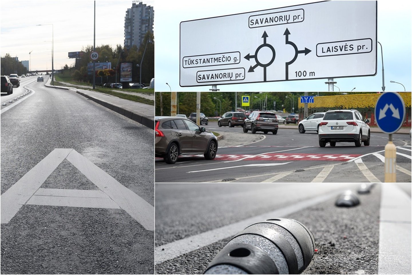  Vilniaus vairuotojų kantrybė išseko: reikalauja atšaukti nesuprantamus eismo pakeitimus.<br> Lrytas.lt fotomontažas