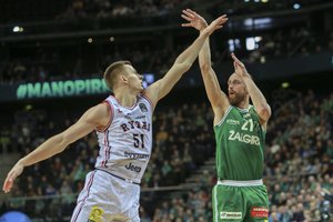 LKL klasikinėje priešpriešoje „Žalgiris“ Kaune pranoko Vilniaus „Rytą“