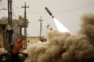 Irake raketos smogė kariniam kompleksui, kuriame bazuojasi JAV pajėgos