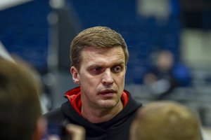 D. Adomaitis – apie palyginimą su chirurgu, klaustuką dėl žaidėjo ir lemiamas kovas