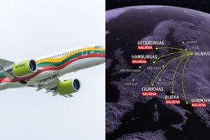 „airBaltic“ pristato penkias naujas tiesioginių skrydžių kryptis iš Vilniaus