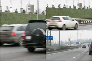 Vilniaus vakariniame aplinkkelyje persukti greičio matuokliai kurį laiką fiksuos tolstančius automobilius