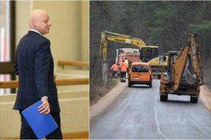 J. Narkevičius S. Skvernelio gatvės asfaltavimą įvardijo kaip pasididžiavimo vertą pavyzdį