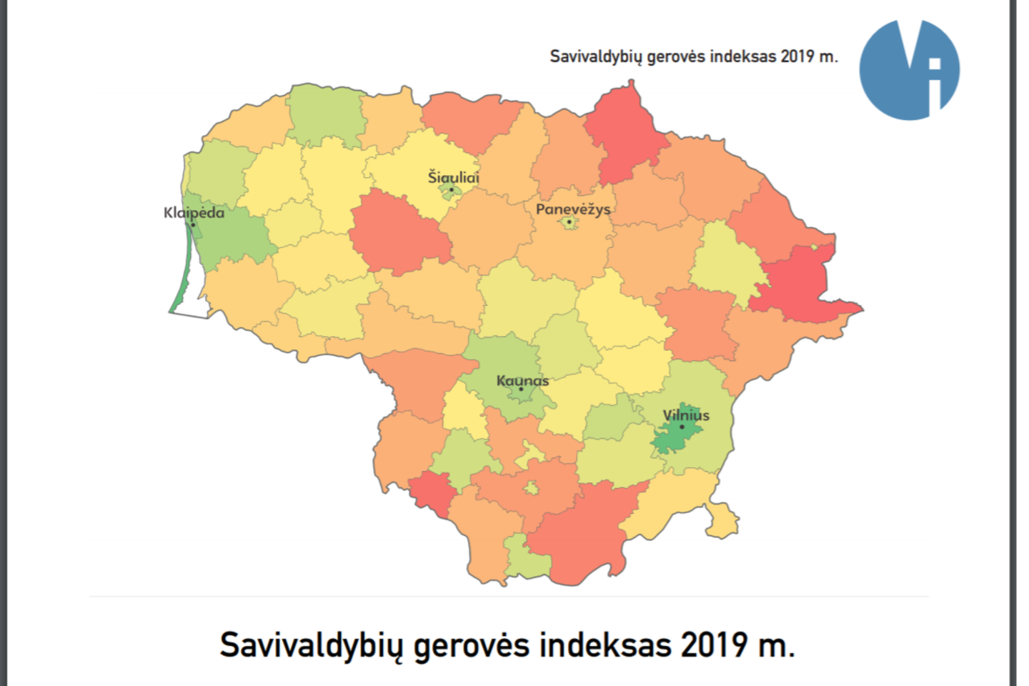 Indekse matuojami socialinio ir fizinio saugumo, ekonominiai, švietimo ir demografiniai rodikliai.<br>Vilniaus politikos analizės instituto nuotr.