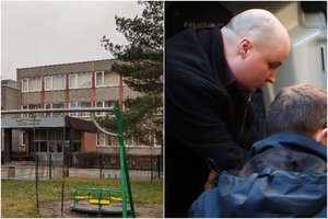 Mergaites prie Kauno mokyklos puolęs nuogas amerikietis užsiminė apie apnuodijimą