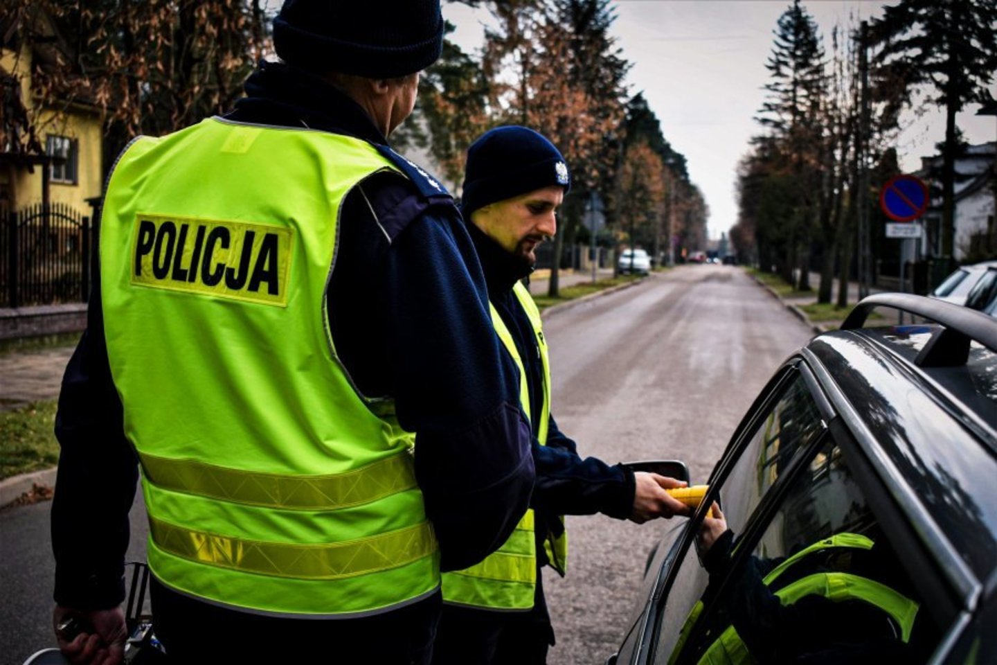  Lenkijos policija surengė didžiulį reidą: didžiausias pažeidėjas – girtas lietuvis vilkiko vairuotojas.<br> Lenkijos policijos/podlaska.policja.gov.pl nuotr.