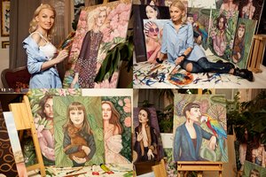 V. Jakučinskaitė grįžo prie senos aistros – tapymo: kviečia moteris kartu pasinerti į meno pasaulį