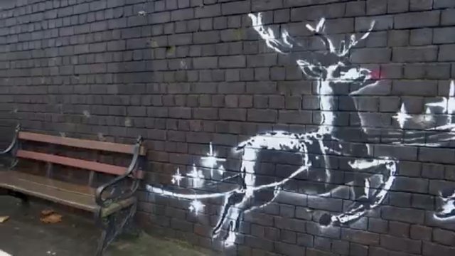 Birmingeme – naujas paslaptingojo Banksy kūrinys: parodė liūdną realybę