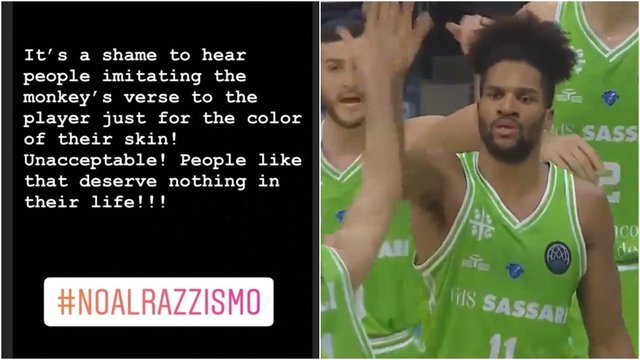 „Lietkabelio“ sirgaliai kaltinami rasizmu – italų krepšininkai neslepia pasipiktinimo 