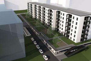 Vilniaus Pašilaičių mikrorajone naują daugiabutį kels skandinavai