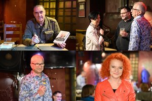 Algirdas Kaušpėdas sostinės bare pristatė novelių rinkinį