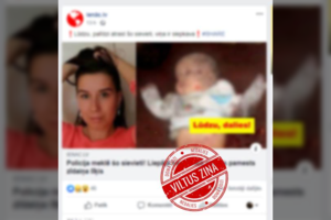 Sukčiai Latvijoje bando pasipelnyti iš Klaipėdoje mirusio kūdikio istorijos