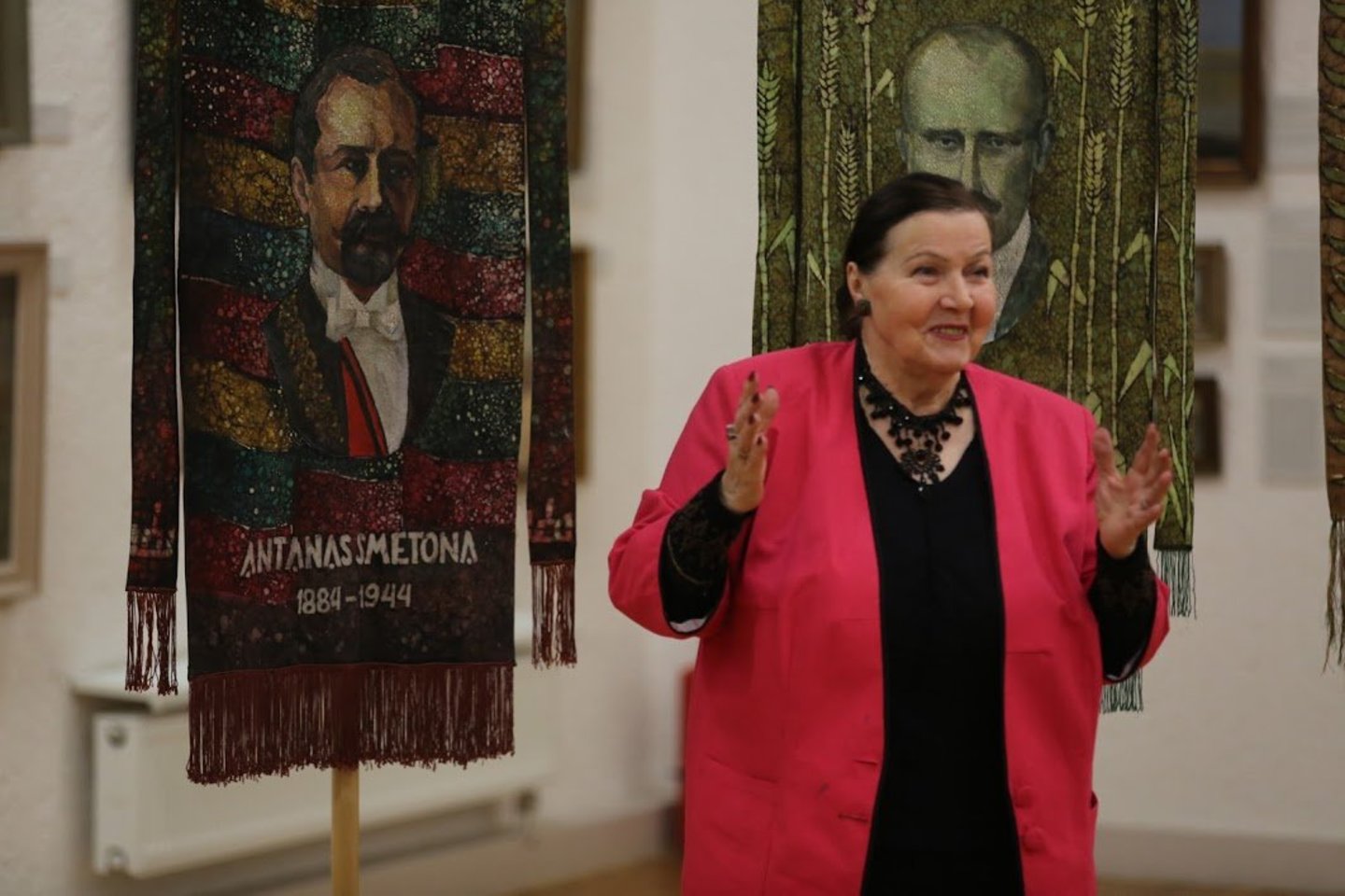  Sofija Kanaverskytė pristatė savo parodą.<br>"Vakarų ekspreso" nuotr. 