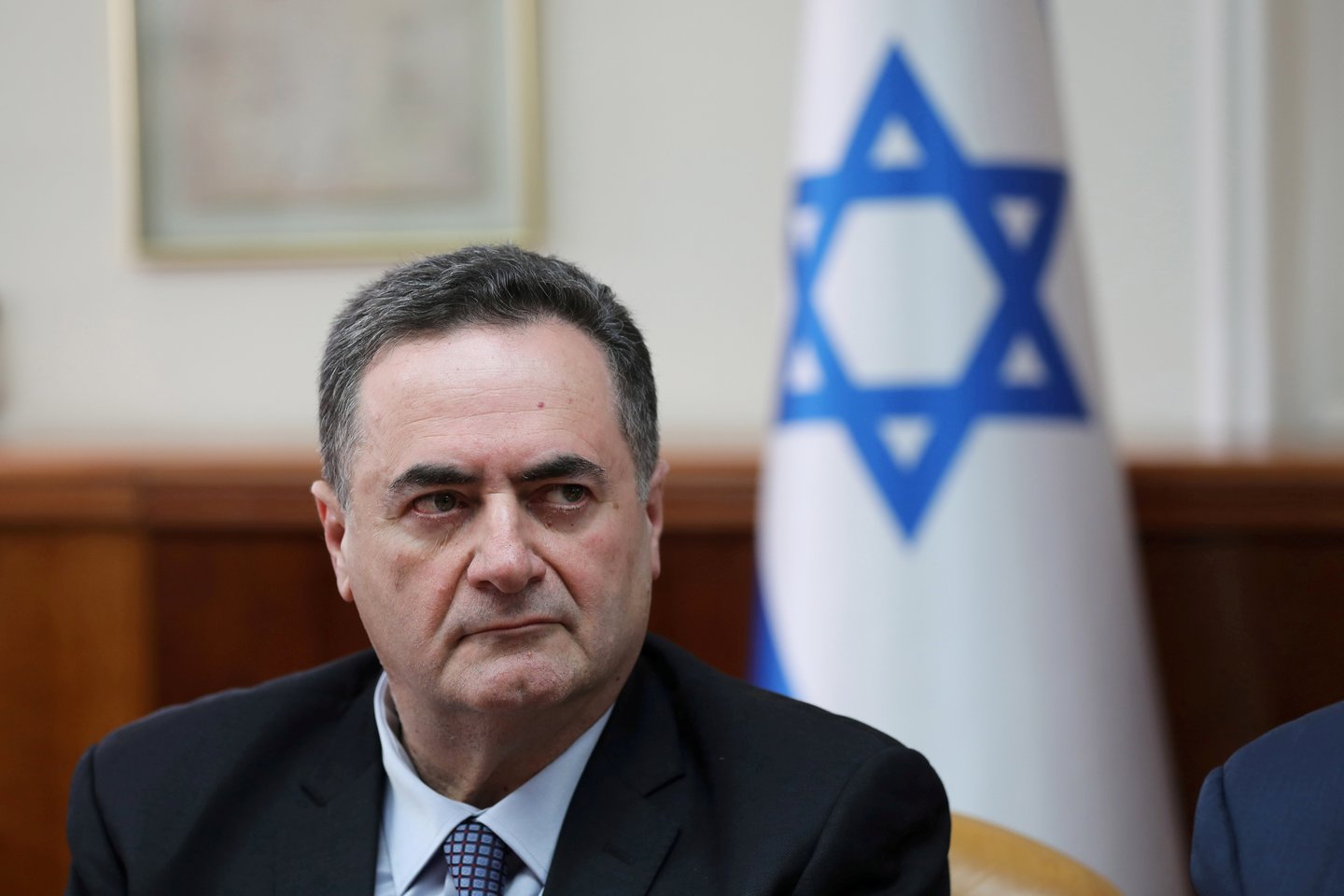Izraelio užsienio reikalų ministras Israelis Katzas.<br>„Scanpix“/„Reuters“ nuotr.