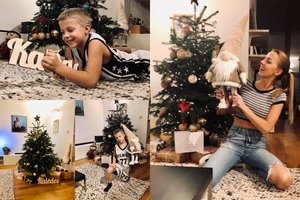 Vaida Skaisgirė atvėrė Kalėdomis alsuojančių namų duris – dekoru rūpinosi kartu su sūnumi Atu