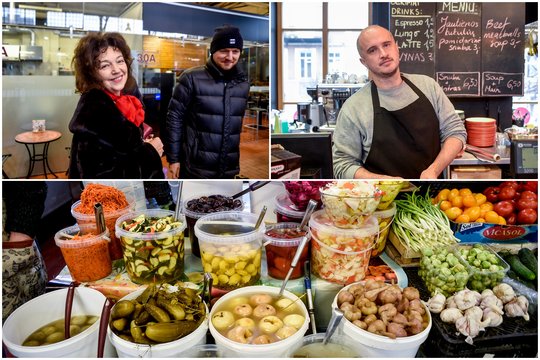 Įsikūrė Halės turguje ir stebina – ne tik maisto kainos traukia lyg magnetas  