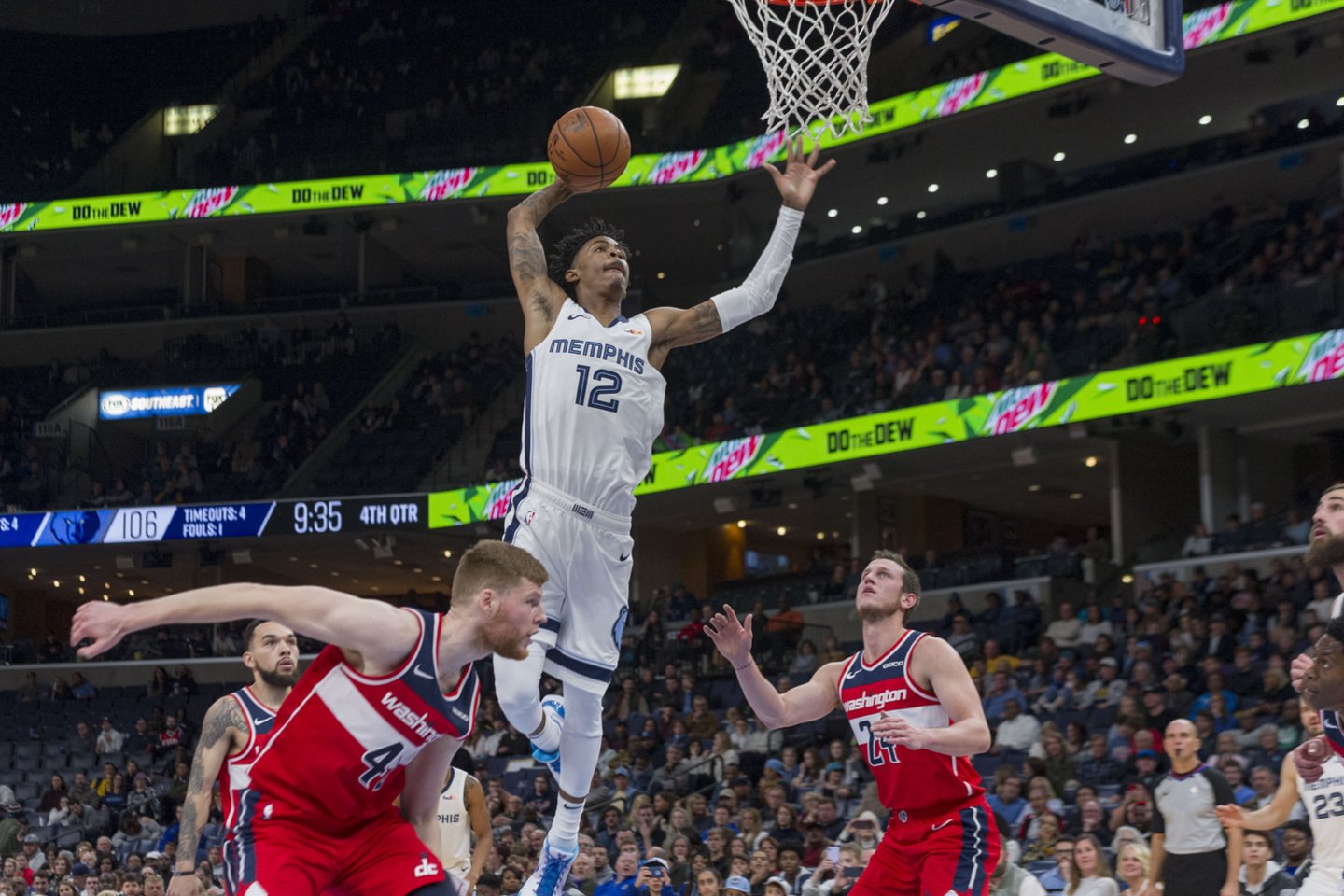 „Grizzlies“ ir „Wizards“ rungtynės.<br> Reuters/Scanpix nuotr.