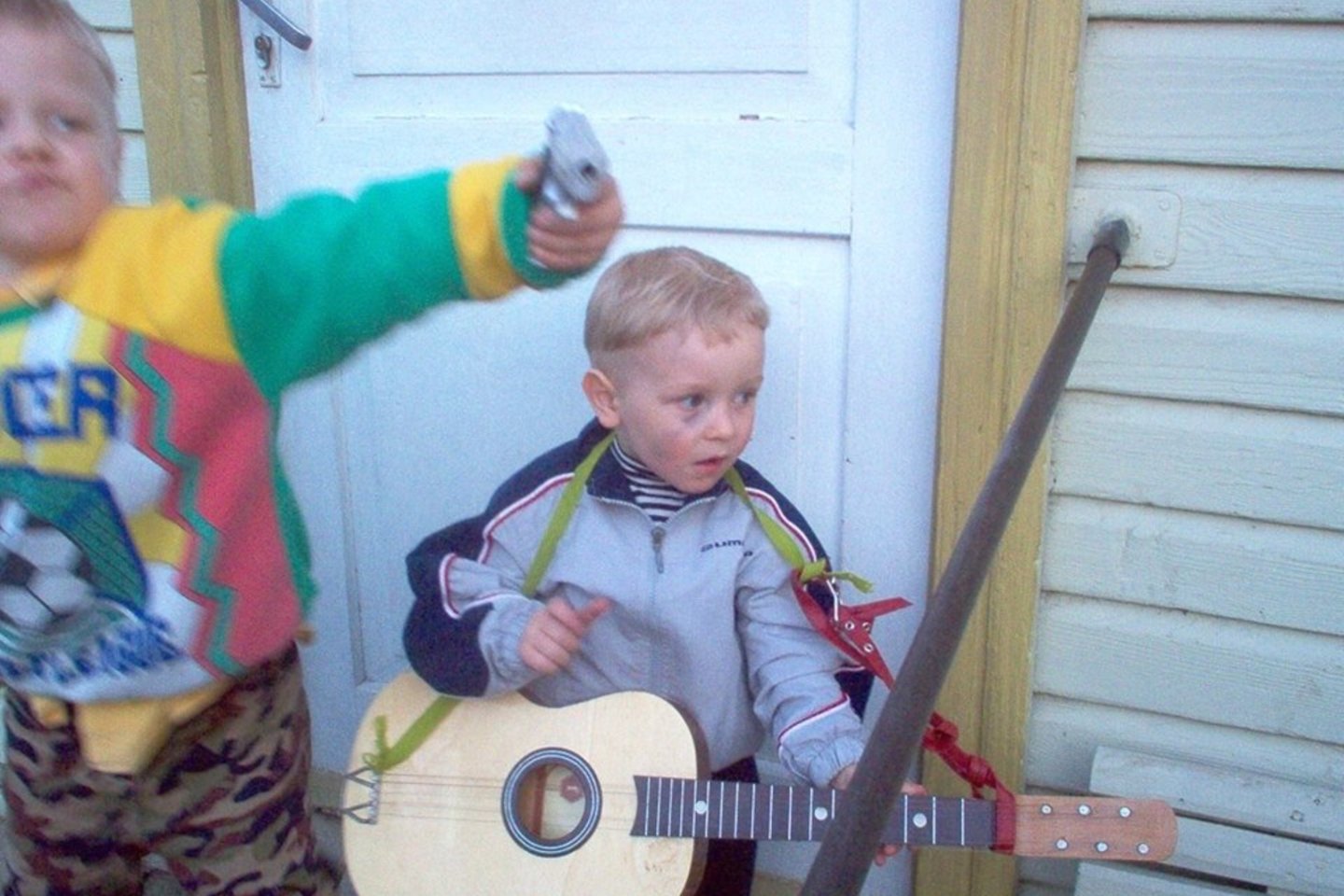 Televizijos projekto „X Faktorius“ žiūrovų numylėtiniai Titas ir Benas.<br>Asmeninio albumo nuotr.