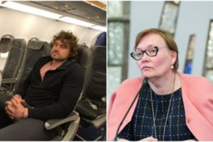 Lėktuve – A. Maldeikienės ir A. Macijausko konfliktas: aidėjo aštrūs įžeidimai