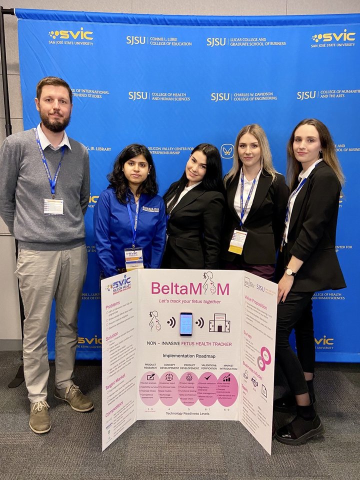 KTU studentų komanda „BeltaMom” sukūrė diržą nėščiosioms, kuris seka vaisiaus būklę nuo 2 nėštumo trimestro.