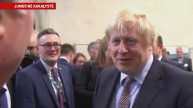 B. Johnsono tikslas – uždrausti „Brexit“ atidėjimą