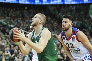 Viltis nutraukti nesėkmių Eurolygoje šleifą žlugo: „Žalgiris“ nusileido „Anadolu Efes“